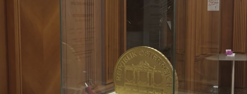 größte Goldmünze der Welt in der Nationalbank
